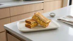 卵なしでも満足感：冷凍豆腐とかぼちゃで作るヴィーガンたまごサンド