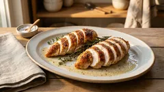 クッキングシートで覆って焼くだけ：鶏むね肉がしっとりジューシーに仕上がる基本レシピ