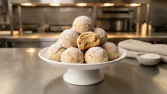 ピーナッツ香るスノーボールクッキー—片栗粉で作るグルテンフリーのほろほろ食感