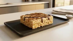 ポテトチップスで甘じょっぱく。ザクザク食感のライスクリスピートリーツ（焼かずに簡単）