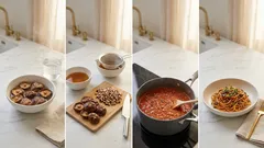 いつものトマトソースがぐっと濃厚に:乾燥しいたけを足すだけの簡単アレンジ