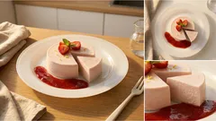 水切り不要の豆腐でなめらか：ヴィーガン苺レアチーズケーキの作り方